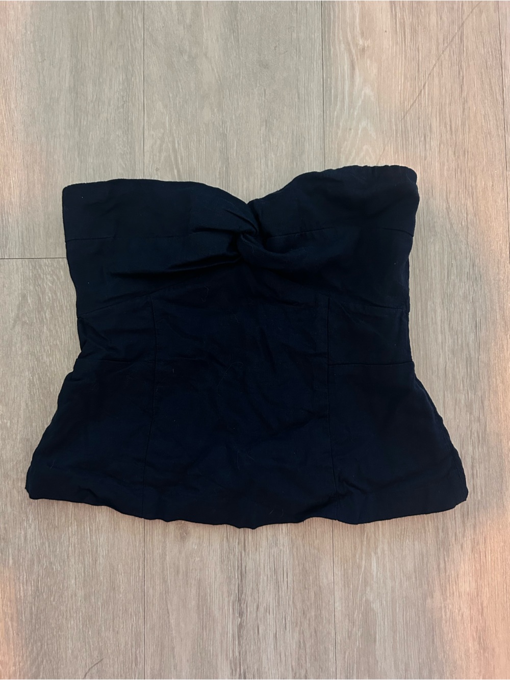 Banana Republic Factory Black Strapless Bustier Top - Picture 1 of 1